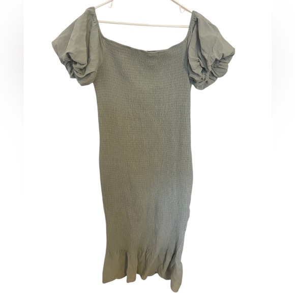 Baltic Born Alana Smocked Dress XL Sage - Picture 6 of 7